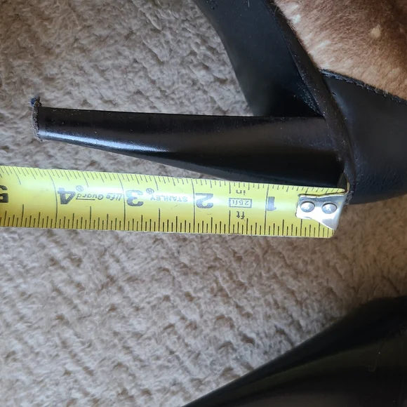 vintage Y2K Gianni Bravo Mob Wife Women's leather Boots Size 38  EUC - Picture 4 of 16